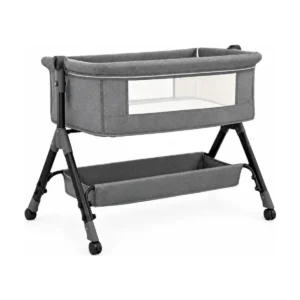 4-in-1 Baby Bedside Crib with Changing Table & Mosquito Net