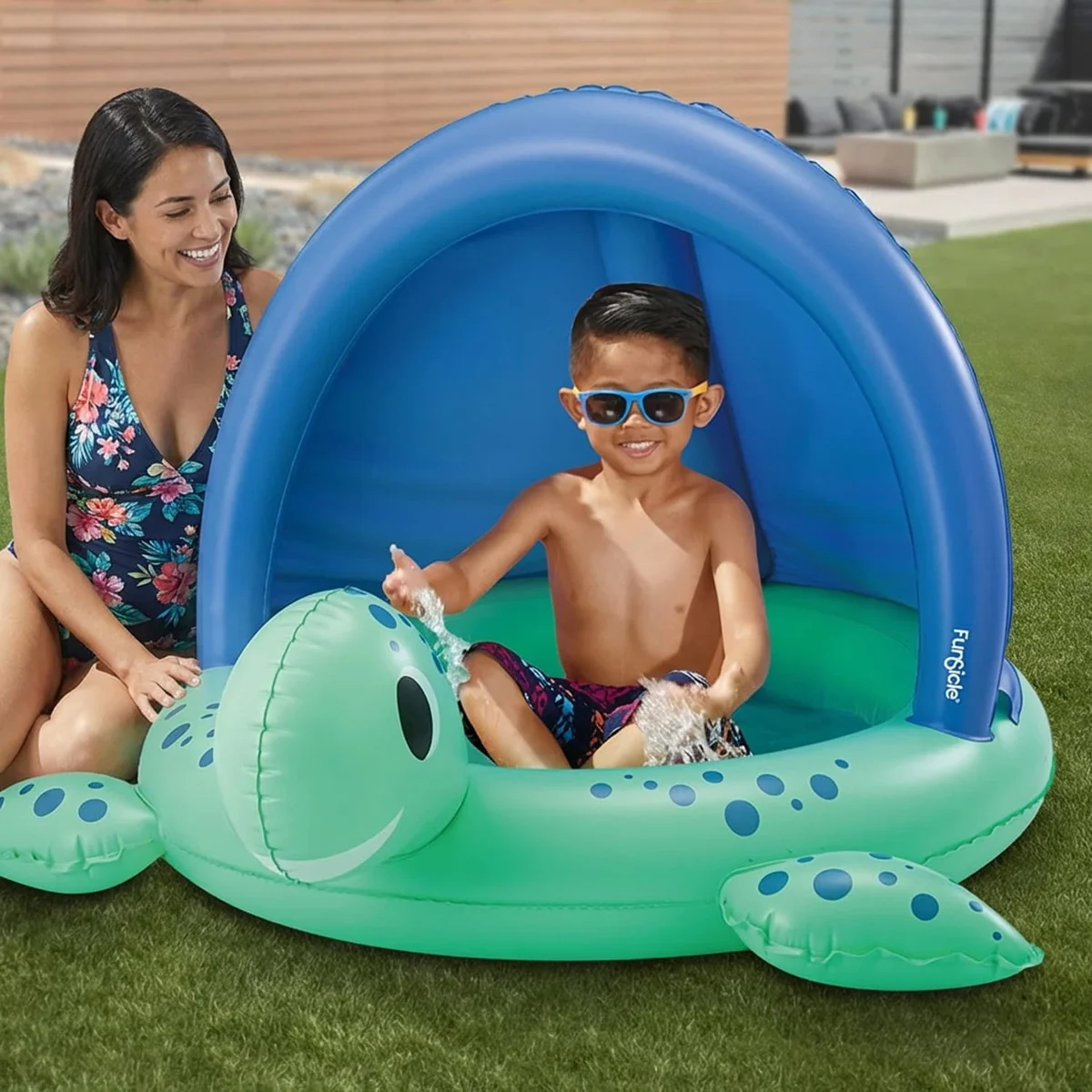 Funsicle Turtle Cove Shaded Pool (3.3 ft) – photo 4
