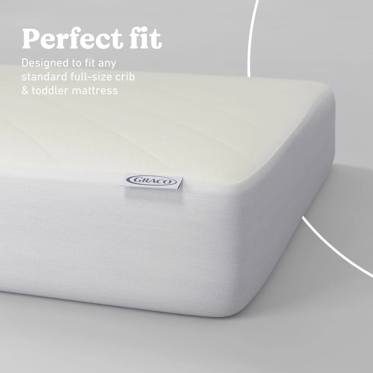 Graco Premium Waterproof Crib & Toddler Mattress Protector – photo 3