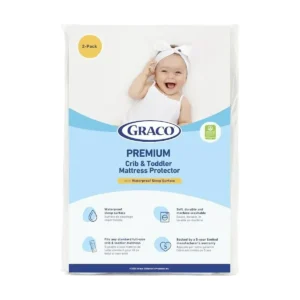 Graco Premium Waterproof Crib & Toddler Mattress Protector