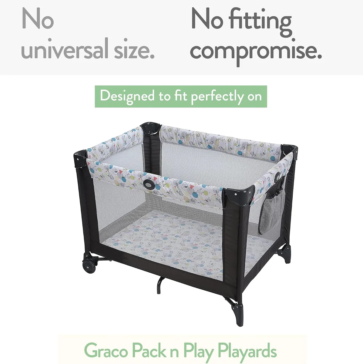 Joey + Joan Fitted Pack 'n Play Sheets (2 pack) – photo 2