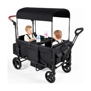 Tripland 2-Seater Wagon Stroller with Canopy